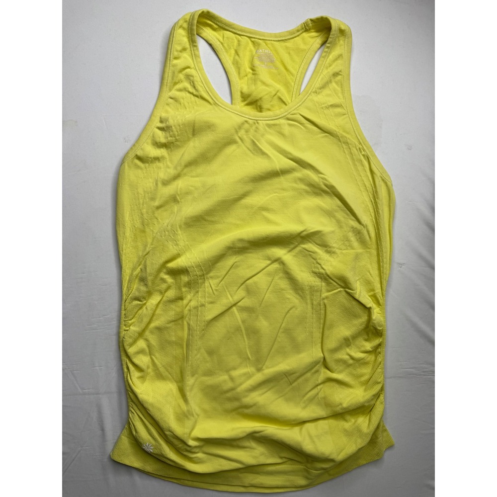 Athleta Speedlight Tank Yellow Racerback Running Top S 150988372